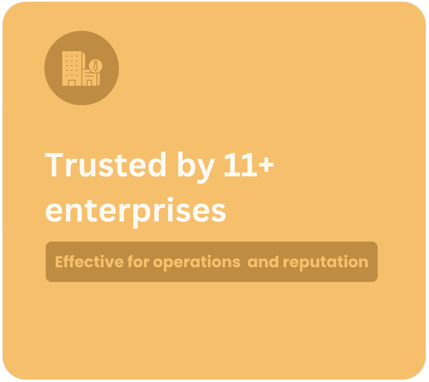 Trusted by enterprises
